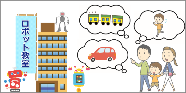 小学生のロボット教室交通手段