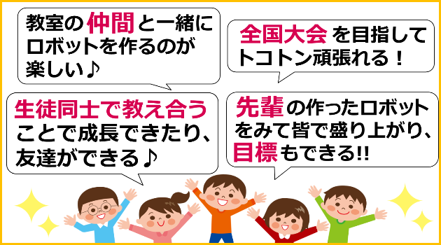 ヒューマンアカデミーロボット教室の通学のメリット