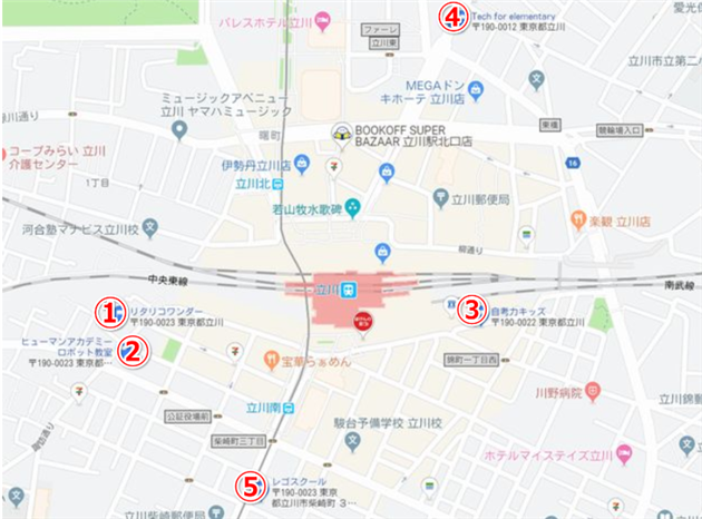 立川のロボット・プログラミング教室